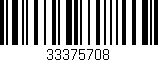 Código de barras (EAN, GTIN, SKU, ISBN): '33375708'