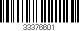 Código de barras (EAN, GTIN, SKU, ISBN): '33376601'