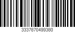 Código de barras (EAN, GTIN, SKU, ISBN): '3337870499380'