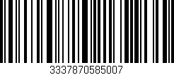 Código de barras (EAN, GTIN, SKU, ISBN): '3337870585007'