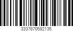 Código de barras (EAN, GTIN, SKU, ISBN): '3337870592135'