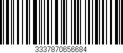 Código de barras (EAN, GTIN, SKU, ISBN): '3337870656684'