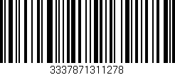 Código de barras (EAN, GTIN, SKU, ISBN): '3337871311278'