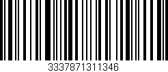 Código de barras (EAN, GTIN, SKU, ISBN): '3337871311346'