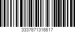 Código de barras (EAN, GTIN, SKU, ISBN): '3337871316617'