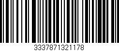 Código de barras (EAN, GTIN, SKU, ISBN): '3337871321178'