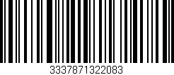 Código de barras (EAN, GTIN, SKU, ISBN): '3337871322083'