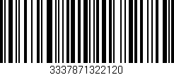 Código de barras (EAN, GTIN, SKU, ISBN): '3337871322120'
