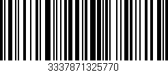 Código de barras (EAN, GTIN, SKU, ISBN): '3337871325770'