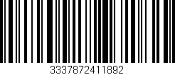 Código de barras (EAN, GTIN, SKU, ISBN): '3337872411892'