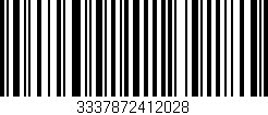 Código de barras (EAN, GTIN, SKU, ISBN): '3337872412028'