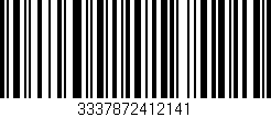 Código de barras (EAN, GTIN, SKU, ISBN): '3337872412141'