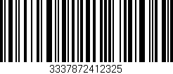 Código de barras (EAN, GTIN, SKU, ISBN): '3337872412325'