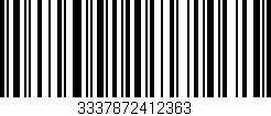 Código de barras (EAN, GTIN, SKU, ISBN): '3337872412363'