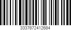 Código de barras (EAN, GTIN, SKU, ISBN): '3337872412684'