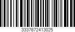 Código de barras (EAN, GTIN, SKU, ISBN): '3337872413025'