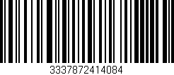 Código de barras (EAN, GTIN, SKU, ISBN): '3337872414084'