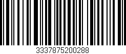 Código de barras (EAN, GTIN, SKU, ISBN): '3337875200288'