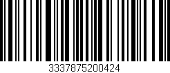 Código de barras (EAN, GTIN, SKU, ISBN): '3337875200424'