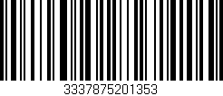 Código de barras (EAN, GTIN, SKU, ISBN): '3337875201353'