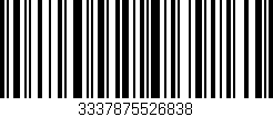 Código de barras (EAN, GTIN, SKU, ISBN): '3337875526838'