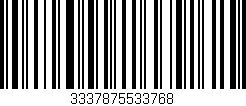 Código de barras (EAN, GTIN, SKU, ISBN): '3337875533768'