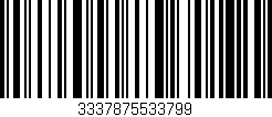 Código de barras (EAN, GTIN, SKU, ISBN): '3337875533799'