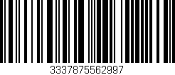 Código de barras (EAN, GTIN, SKU, ISBN): '3337875562997'