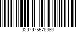 Código de barras (EAN, GTIN, SKU, ISBN): '3337875578868'