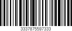 Código de barras (EAN, GTIN, SKU, ISBN): '3337875597333'