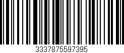 Código de barras (EAN, GTIN, SKU, ISBN): '3337875597395'