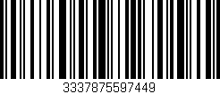 Código de barras (EAN, GTIN, SKU, ISBN): '3337875597449'