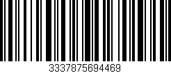 Código de barras (EAN, GTIN, SKU, ISBN): '3337875694469'