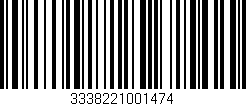 Código de barras (EAN, GTIN, SKU, ISBN): '3338221001474'