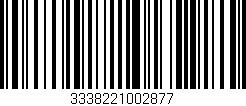 Código de barras (EAN, GTIN, SKU, ISBN): '3338221002877'