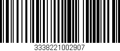 Código de barras (EAN, GTIN, SKU, ISBN): '3338221002907'