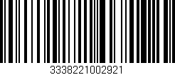 Código de barras (EAN, GTIN, SKU, ISBN): '3338221002921'