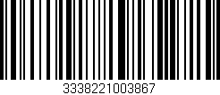 Código de barras (EAN, GTIN, SKU, ISBN): '3338221003867'