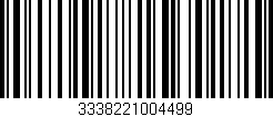 Código de barras (EAN, GTIN, SKU, ISBN): '3338221004499'