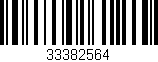 Código de barras (EAN, GTIN, SKU, ISBN): '33382564'