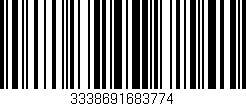 Código de barras (EAN, GTIN, SKU, ISBN): '3338691683774'