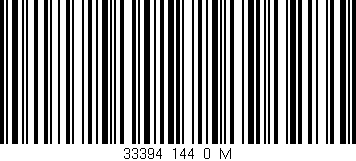 Código de barras (EAN, GTIN, SKU, ISBN): '33394_144_0_M'