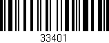 Código de barras (EAN, GTIN, SKU, ISBN): '33401'