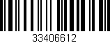 Código de barras (EAN, GTIN, SKU, ISBN): '33406612'