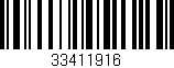 Código de barras (EAN, GTIN, SKU, ISBN): '33411916'
