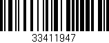Código de barras (EAN, GTIN, SKU, ISBN): '33411947'