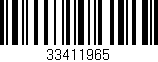 Código de barras (EAN, GTIN, SKU, ISBN): '33411965'
