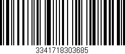 Código de barras (EAN, GTIN, SKU, ISBN): '3341718303685'
