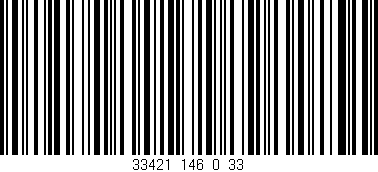 Código de barras (EAN, GTIN, SKU, ISBN): '33421_146_0_33'