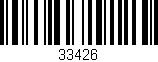 Código de barras (EAN, GTIN, SKU, ISBN): '33426'